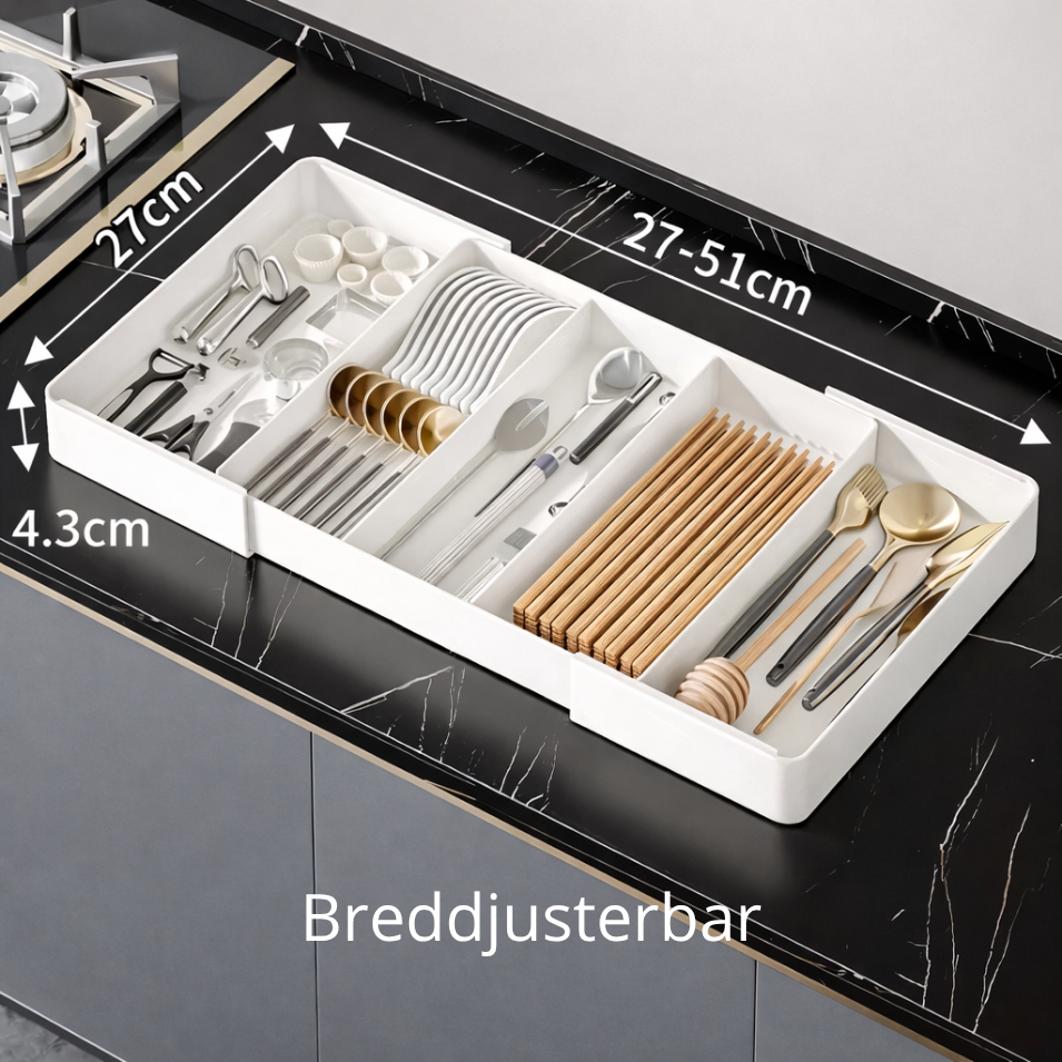 Drawer organizer with smart storage