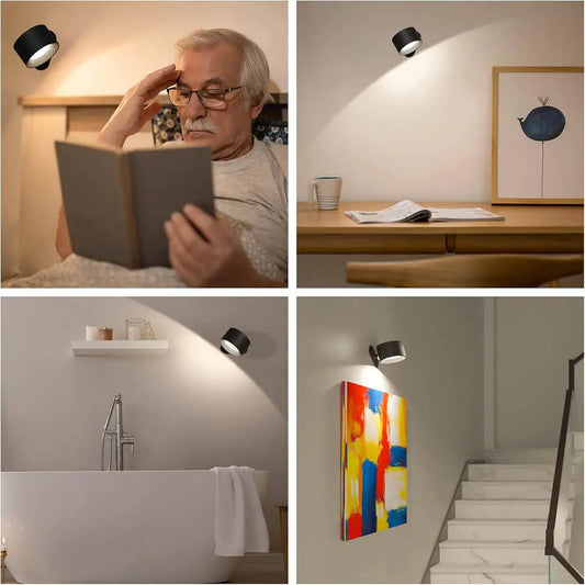 Nordic Light – cordless, rechargeable and remote-controlled wall lamp in Scandinavian design