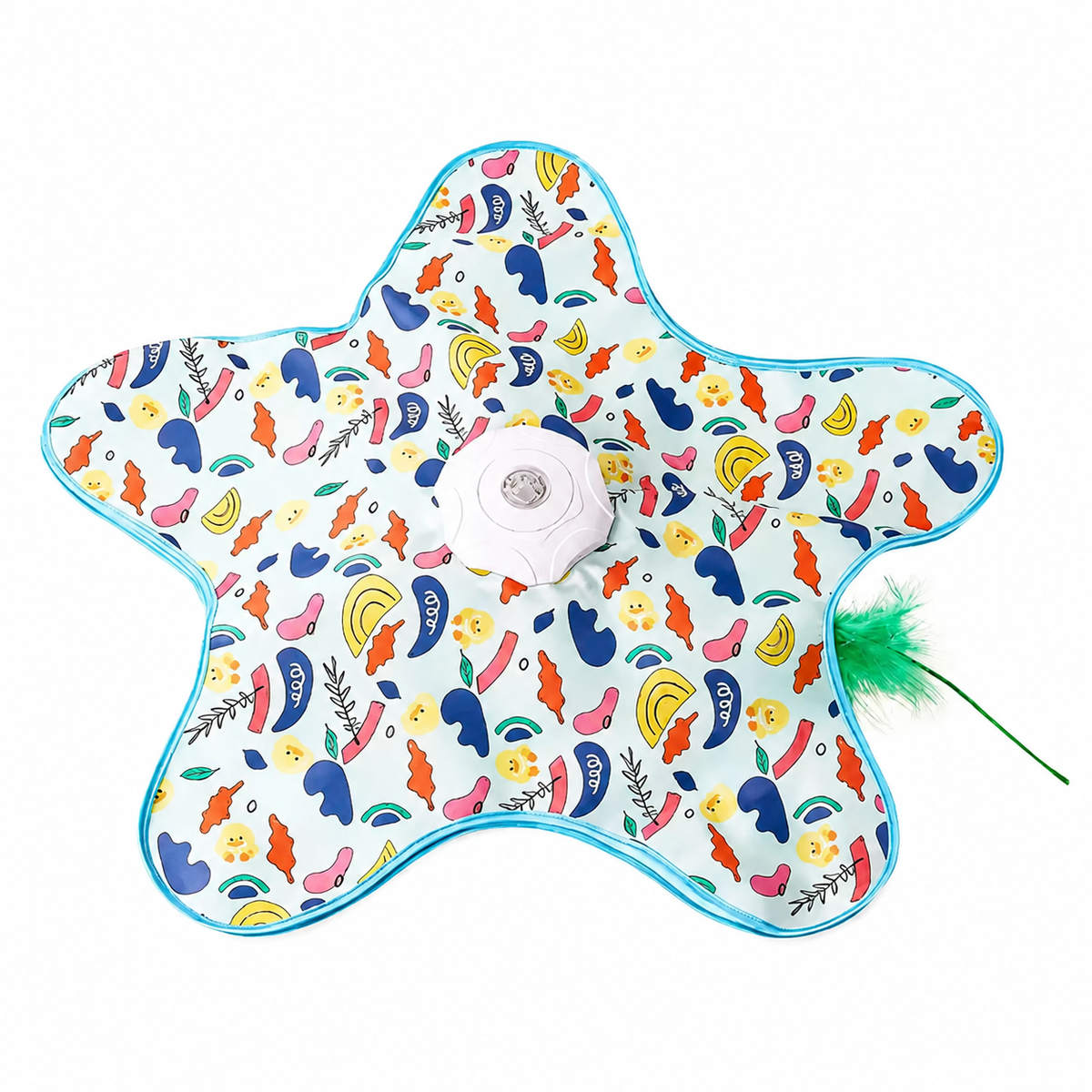 Interactive Cat Toy with Movable Spring