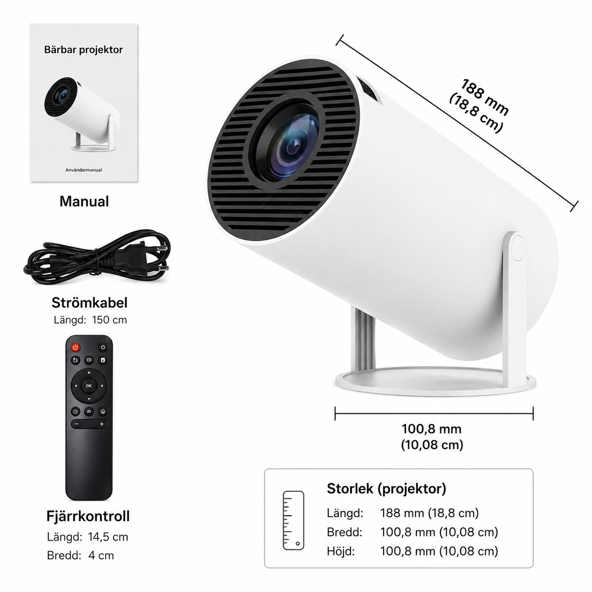 HY300 Smart Projector
