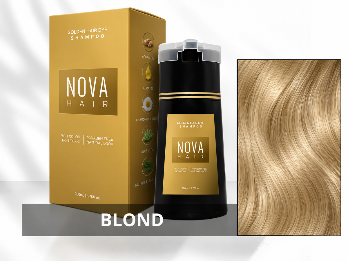 Nova color shampoo - Free from ammonia, hydrogen peroxide and PPD.