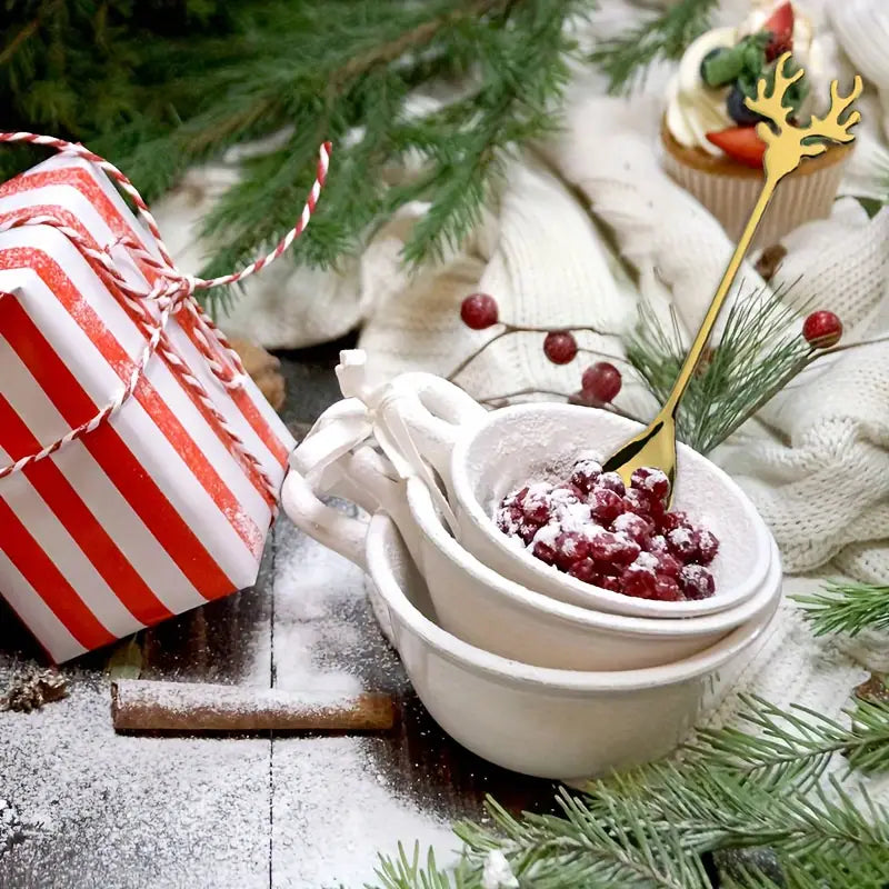 Christmas coffee spoon Moose