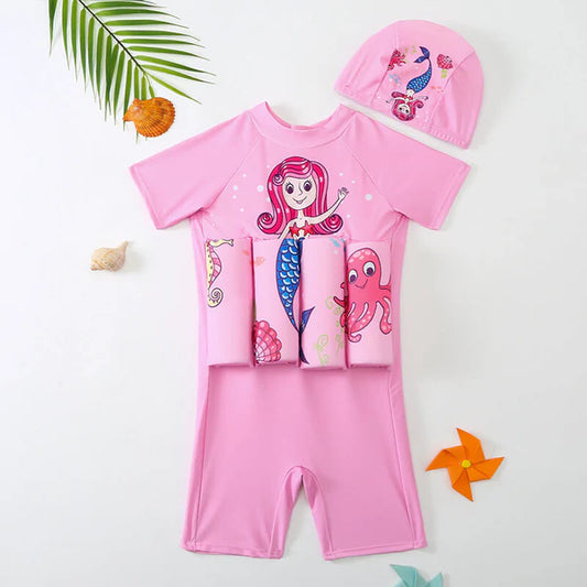 3-in-1 floating swimsuit with UV protection SPF 50+