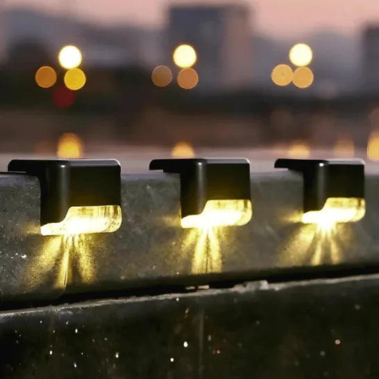 Solar powered LED lamp