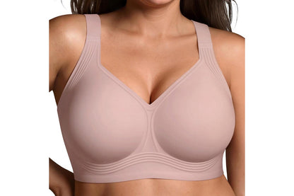 Extra Comfort - Strapless Push-Up Bra with Lift & Deep V-neckline