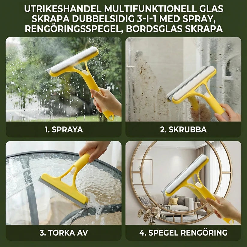3-in-1 Multifunctional Glass Cleaner