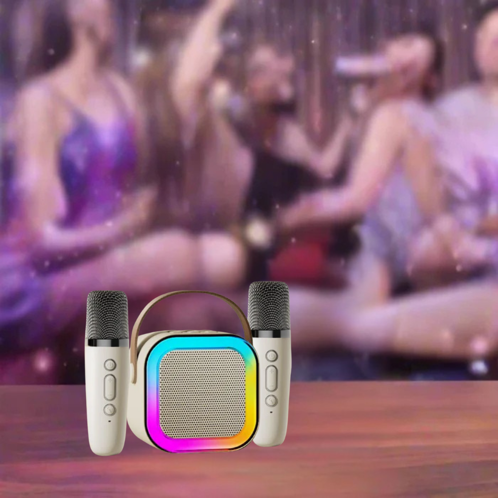 Wireless Karaoke Microphone & Speaker - For Kids and Adults