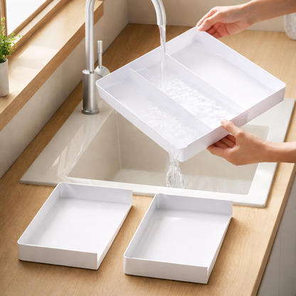 Drawer organizer with smart storage