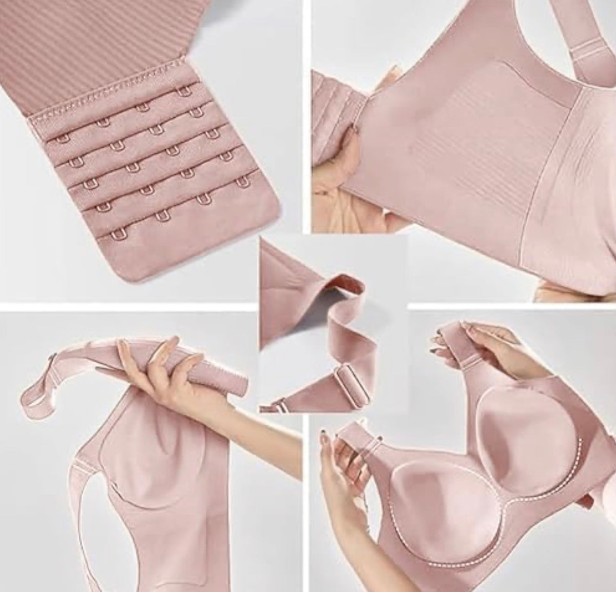 Extra Comfort - Strapless Push-Up Bra with Lift & Deep V-neckline