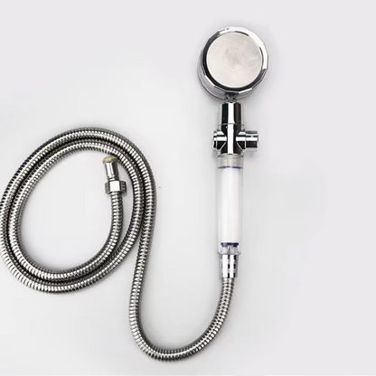 Turbo Shower Head - Complete Set with 3 Filters