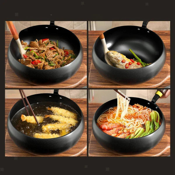 Cast iron pan - new generation hand-forged iron pan
