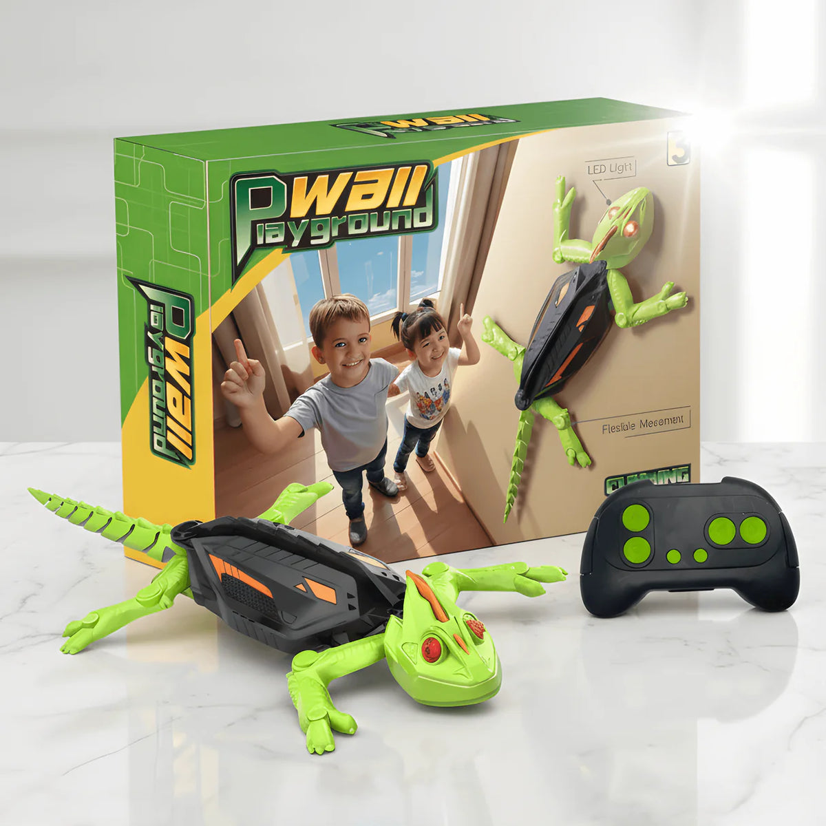 Gecko, Beetle and Spider - remote controlled climbing toys for all ages