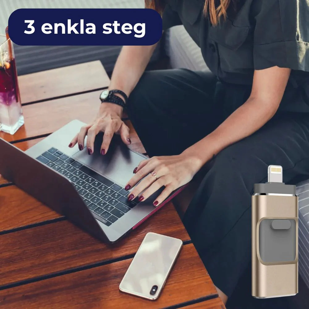 4-in-1 USB Memory - Lightning-fast image transfer