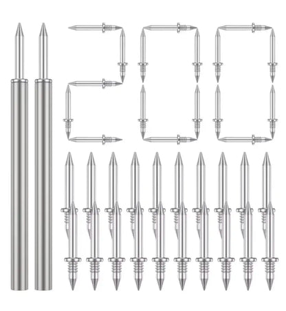 Double Pointed Nail 2-in-1 – Fast and Tool-Free Fastening Solution for Wood, Panel and Furniture Construction