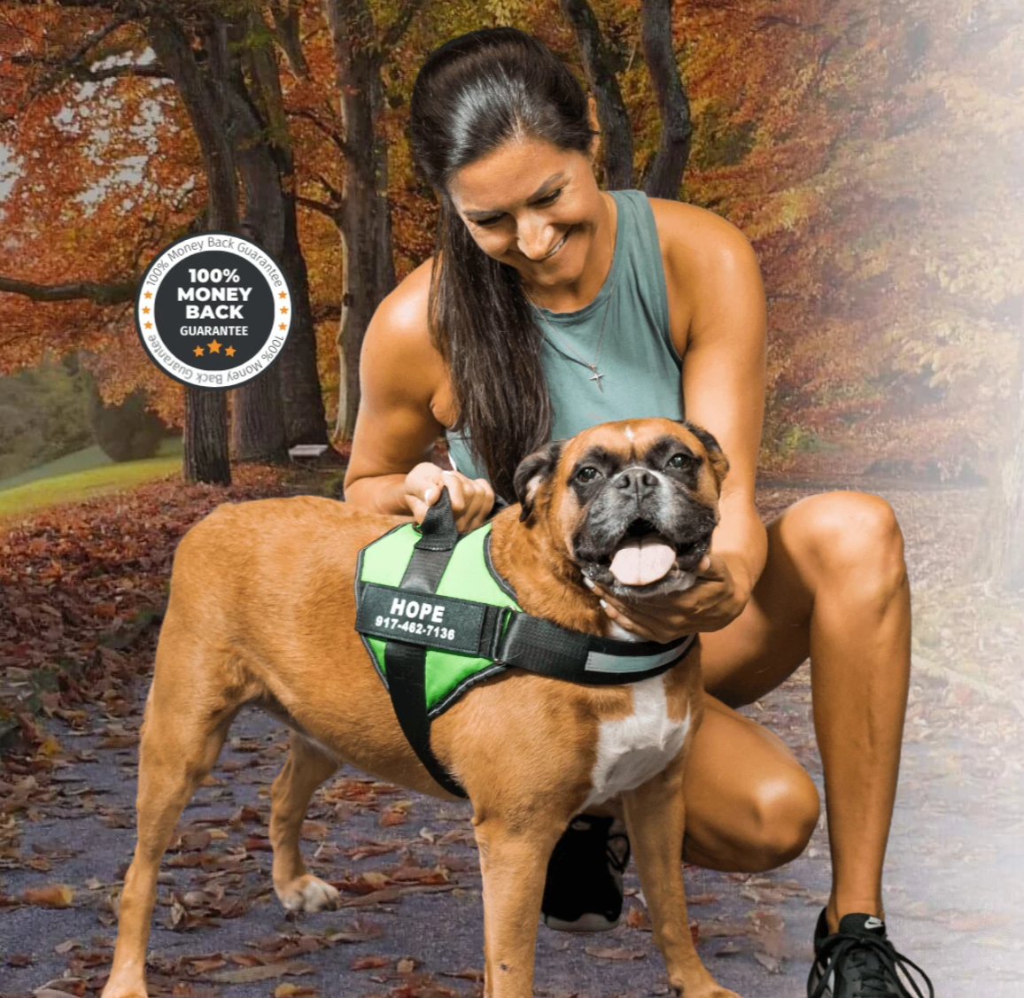 Adjustable dog harness - SafeWalk™