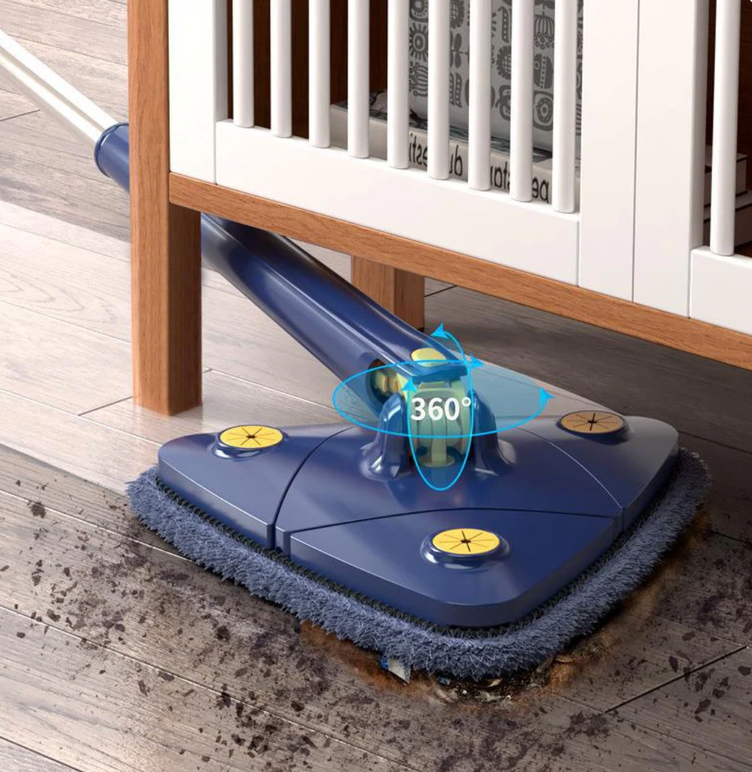 SmartMop 360 – rotating mop with self-cleaning and adjustable handle