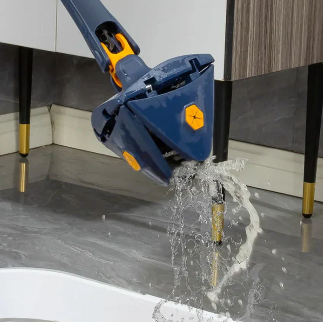 SmartMop 360 – rotating mop with self-cleaning and adjustable handle