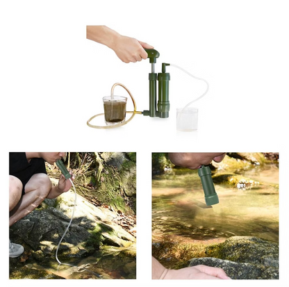 Emergency water filter - Always access to clean drinking water