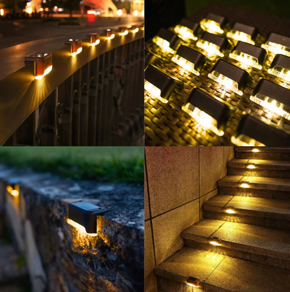 Solar powered LED lamp