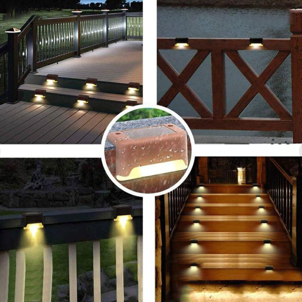 Solar powered LED lamp
