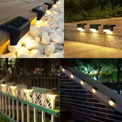 Solar powered LED lamp