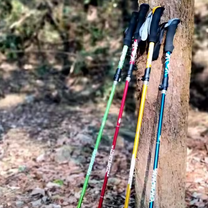 Collapsible walking sticks