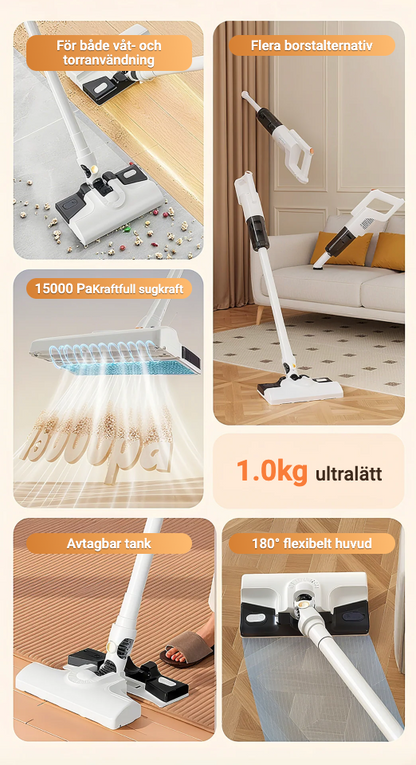 Wireless 3-in-1 Vacuum Cleaner - Vacuum, Mop & Sterilize with UV