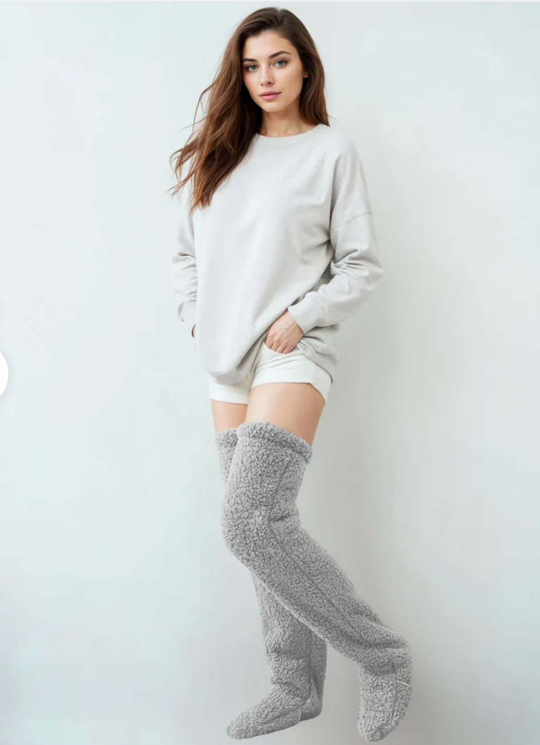 Fluffa - long cozy socks in soft fleece