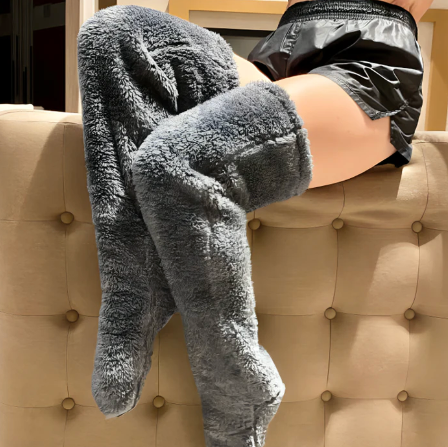 Fluffa - long cozy socks in soft fleece