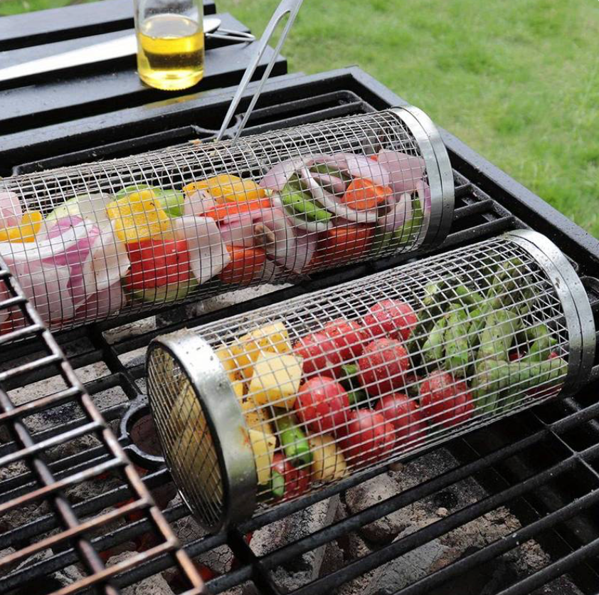 Grill basket 360° – Rotating Grill Basket in Stainless Steel