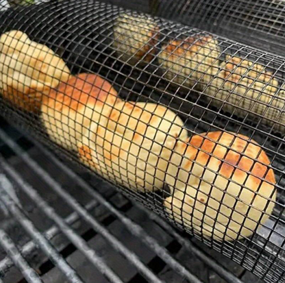 Grill basket 360° – Rotating Grill Basket in Stainless Steel