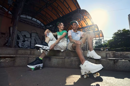 Sneakers with wheels - GlideStep 2-in-1 roller shoes
