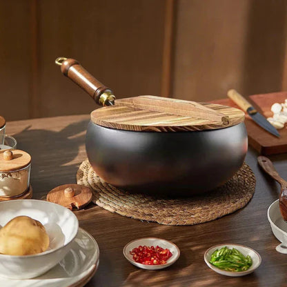 Cast iron pan - new generation hand-forged iron pan