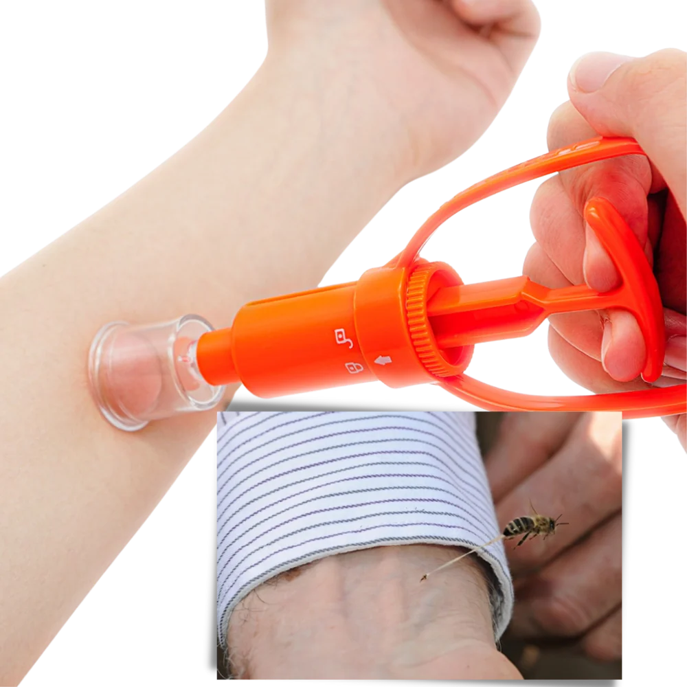 Bite-free – Suction pump for mosquito bites, insect stings and bites in nature