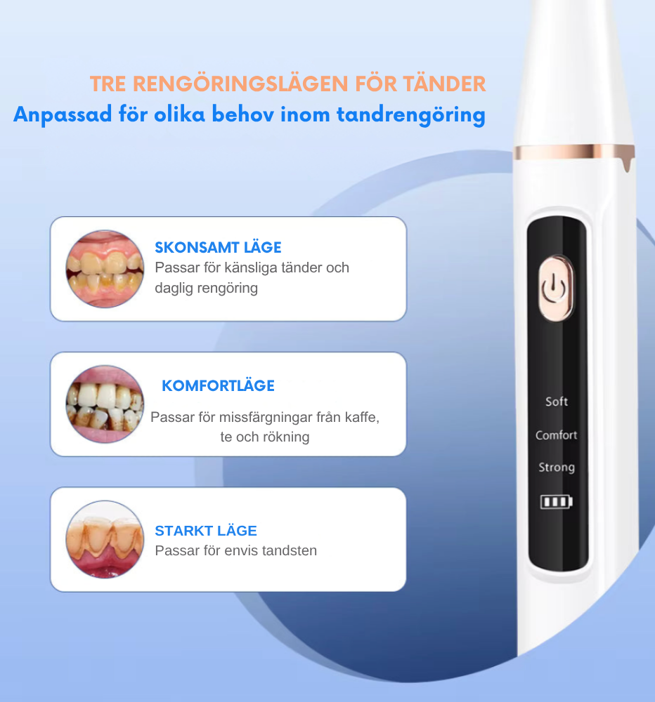 GlowSmile™ – Ultrasonic cleaning
