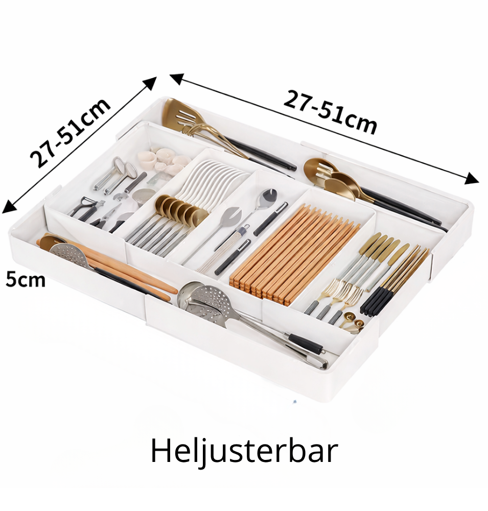 Drawer organizer with smart storage