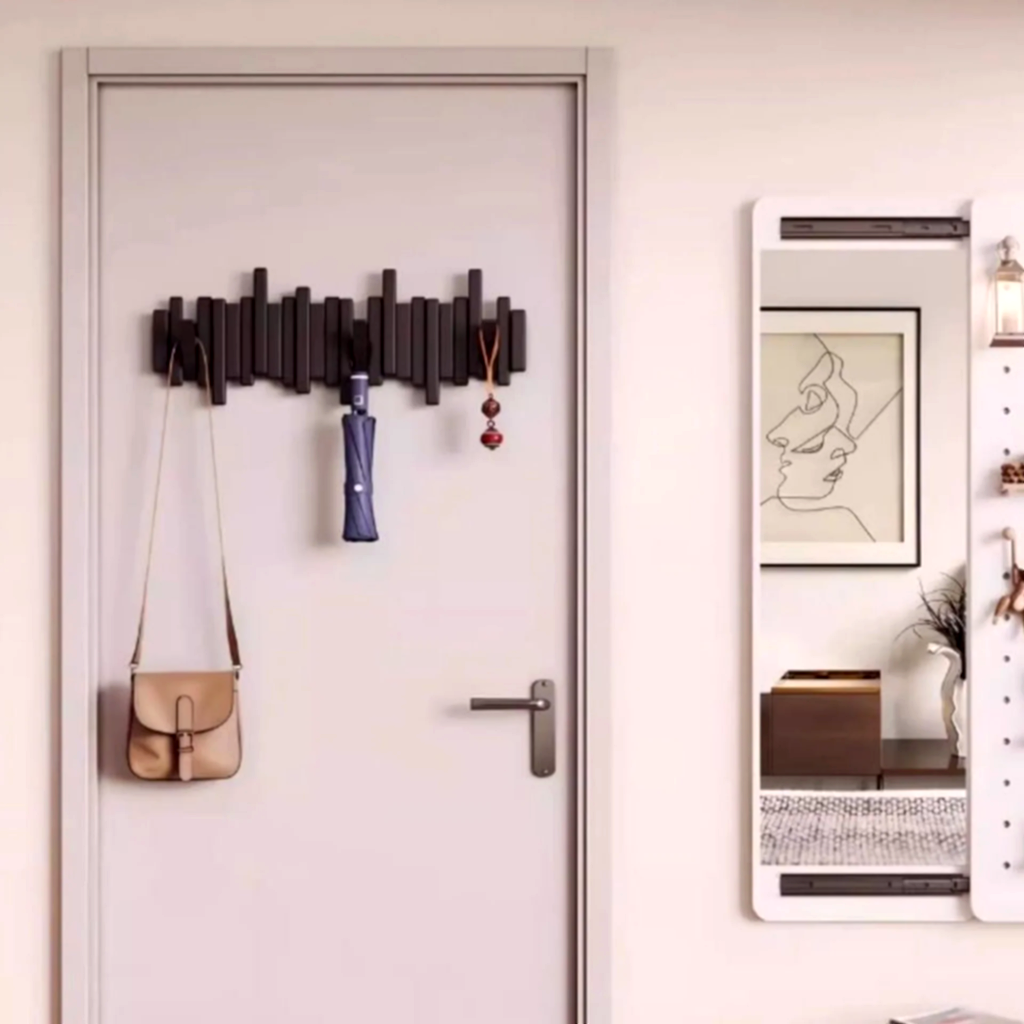 FällKrok – Folding Wall Hook in Wood