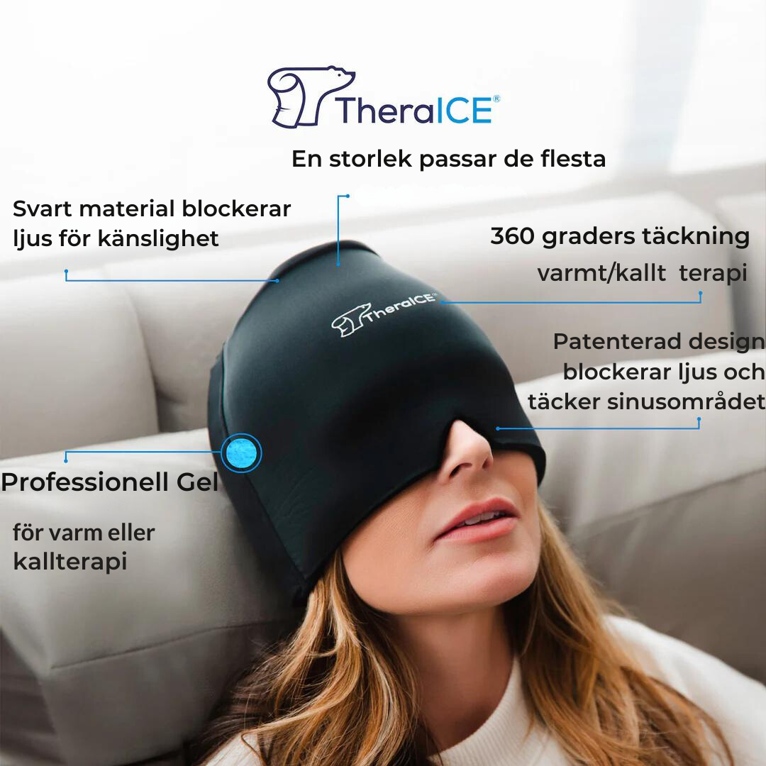 360° Migraine and Headache Mask - Cooling Gel Hood