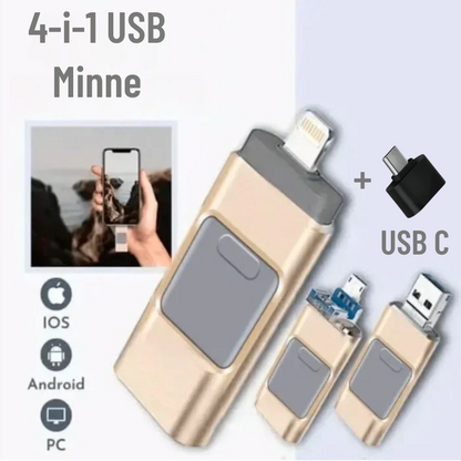 4-in-1 USB Memory - Lightning-fast image transfer