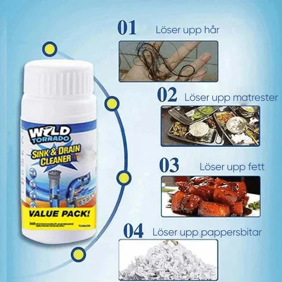 Tornado Drain Cleaner Environmentally friendly