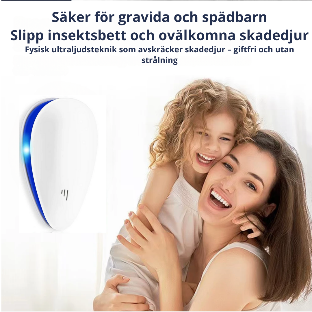 Ultrasonic repeller for insects