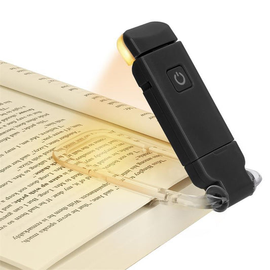Portable Reading Light - Rechargeable, Adjustable Light & USB LED