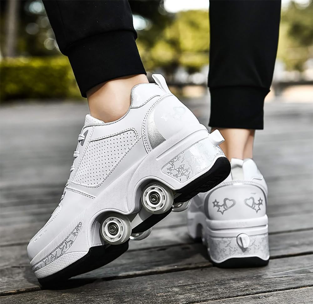 Sneakers with wheels - GlideStep 2-in-1 roller shoes