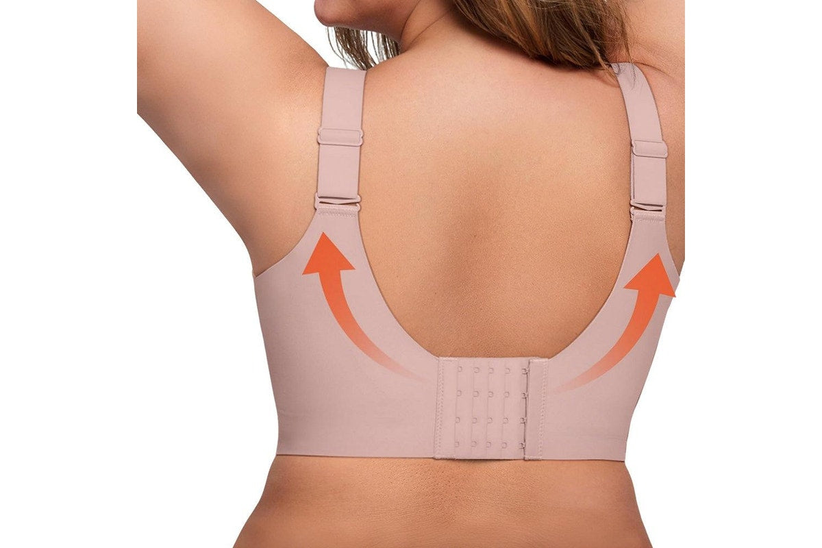 Extra Comfort - Strapless Push-Up Bra with Lift & Deep V-neckline
