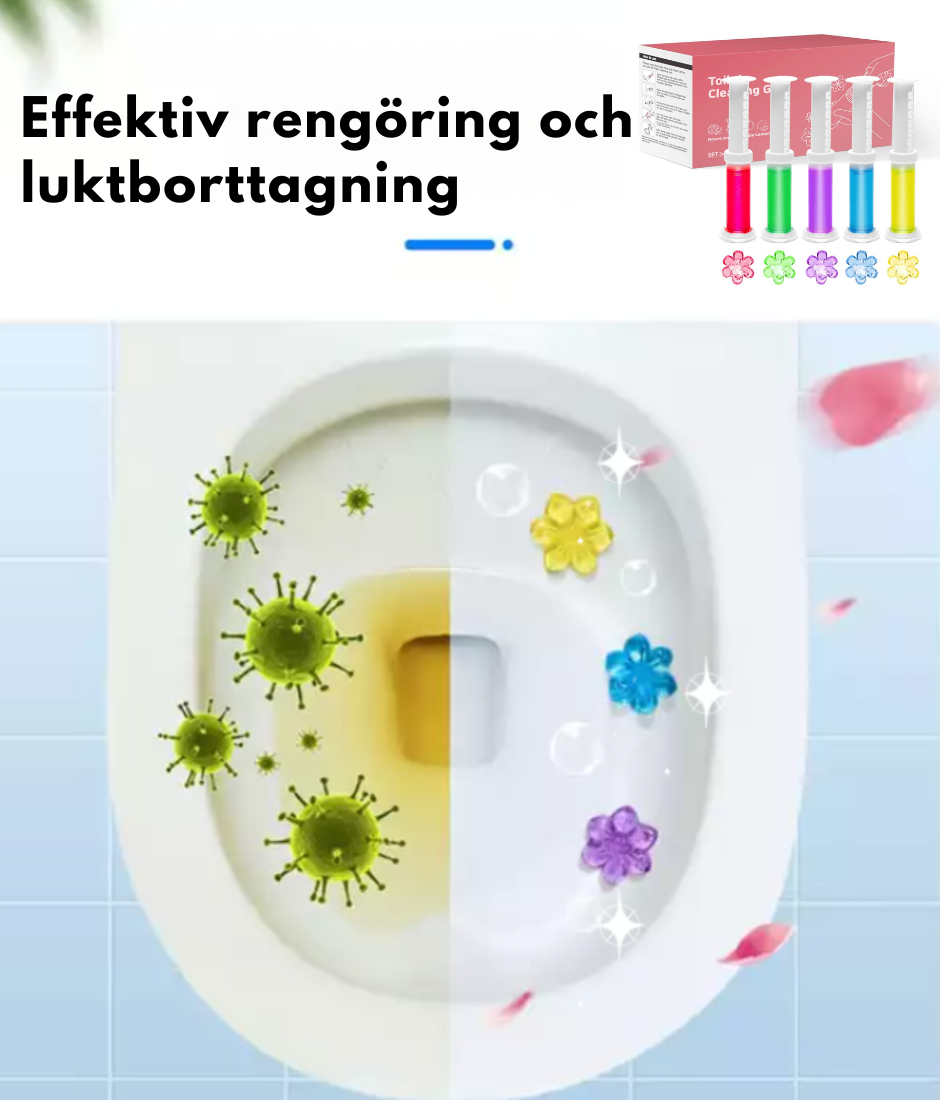 Blossom Fresh – scented flower gel stamps for toilet cleaning