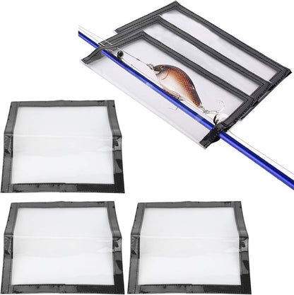 LureGuard - 5 Piece Smart Fishing Set; incl 2 rod holders and 3 protective cases for fishing tackle