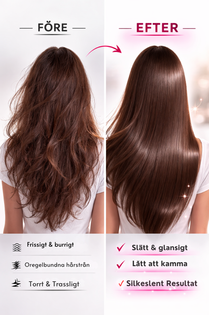 Portable Heat Brush - Smooth, styled hair in minutes