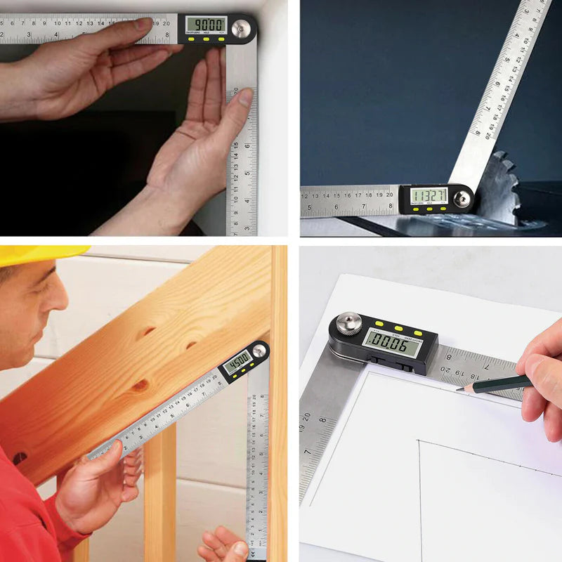 Digital Protractor & Ruler with LCD display 360°