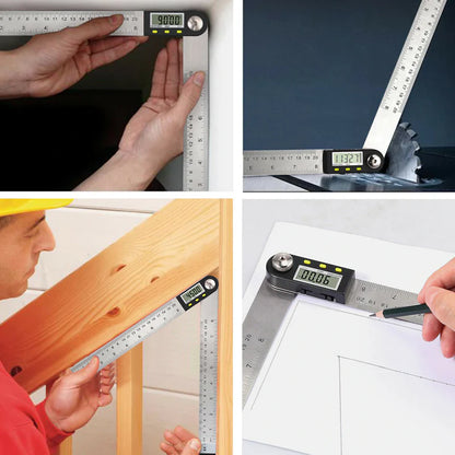 Digital Protractor & Ruler with LCD display 360°