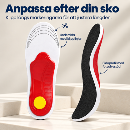 Stödjande skoinlägg för vardagen